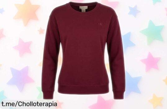Sudadera Calvin Klein RLX con logo y calidad premium a un precio regalado, ¡aprovecha este chollo que no podrás dejar pasar!