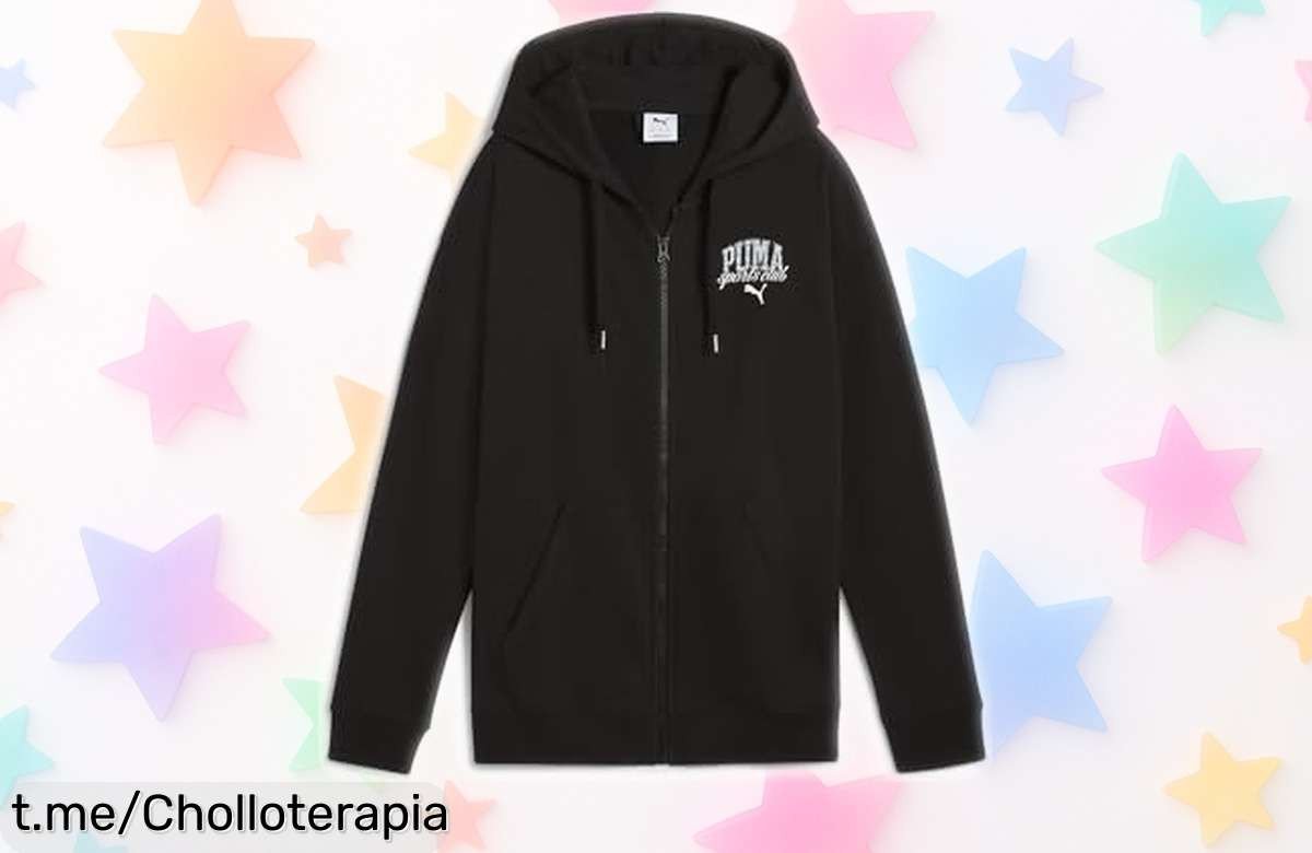 Sudadera con capucha PUMA para niñas que combina estilo y calidez, ¡ahora a un precio rebajado que no podrás dejar pasar! ¡Hazte sentir única hoy mismo!