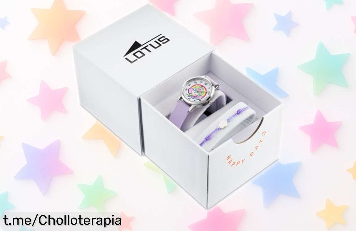 Súper chollo: Reloj infantil analógico LOTUS modelo 19001/4, resistente al agua y con correa flexible a un precio de escándalo. ¡No te quedes sin el tuyo y haz que su día brille!