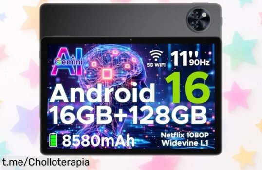 Tablet Android de 11 pulgadas POPUX U11 a precio de risa: perfecta para que el crío juegue, vea vídeos y aprenda. ¡No te quedes sin esta oportunidad única!