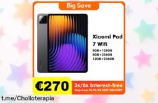 Tablet Xiaomi Pad 7 de 11’’: ¡Oportunidad increíble con precio de risa! Pantalla brillante y batería casi infinita. Hazla tuya antes que se acabe esta locura.