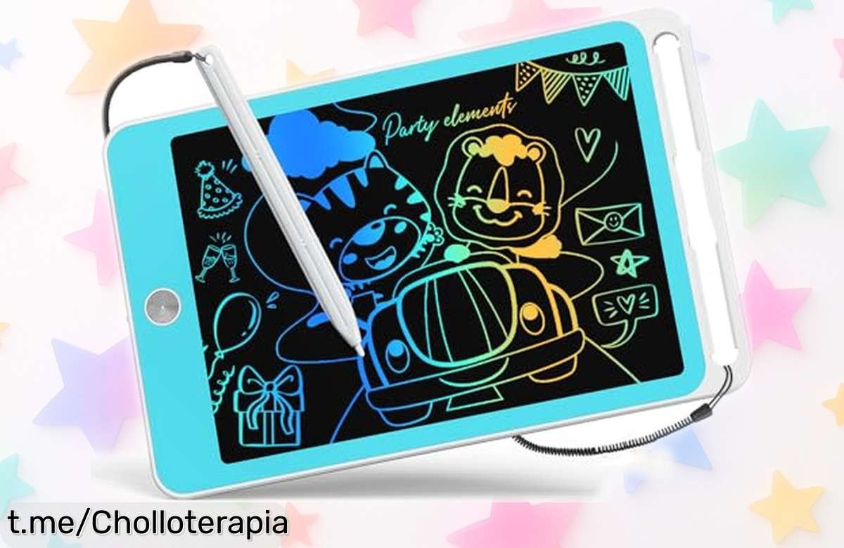Tableta de escritura LCD Orsen de 8,5” a precio loco: ¡deja que los peques dibujen y borren sin parar! Un chollo para desatar su imaginación. ¿Te lo vas a perder?
