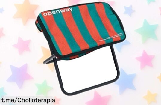 Taburete plegable Tyasoleil para camping, oferta limitada: ligero y resistente hasta 220 libras, perfecto para tus aventuras al aire libre. ¡No dejes escapar este chollazo!