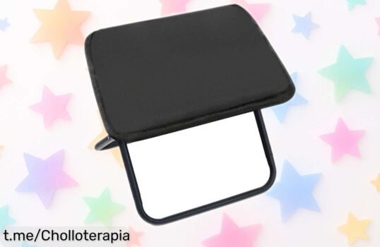 Taburete plegable portátil Tyasoleil: ligero, resistente y a un precio de locura. ¡No dejes pasar esta oportunidad para disfrutar al aire libre sin complicaciones!
