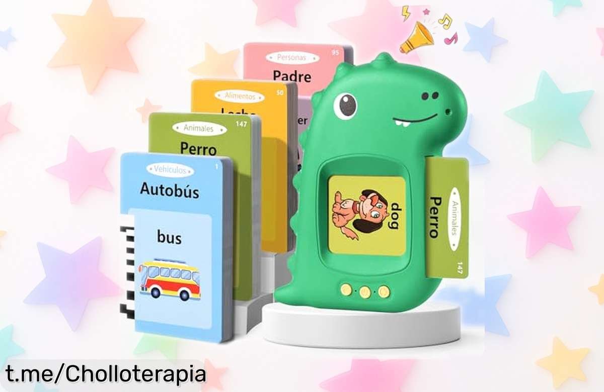 Tarjetas flash parlantes divertidas para peques que aprenden jugando, ¡aprovecha el precio de risa y regala educación sin complicaciones!