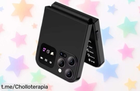 Teléfono plegable Gosera A50 Pro, chollazo en cámara HD y carga rápida, llévatelo ahora antes de que se agote ¡y no te quedes sin el tuyo!