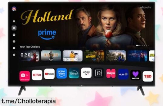 Televisión Smart Tech 55 Qled 4K para disfrutar pelis y series como nunca con rebaja increíble, ¡no te quedes sin la tuya antes que se acabe!