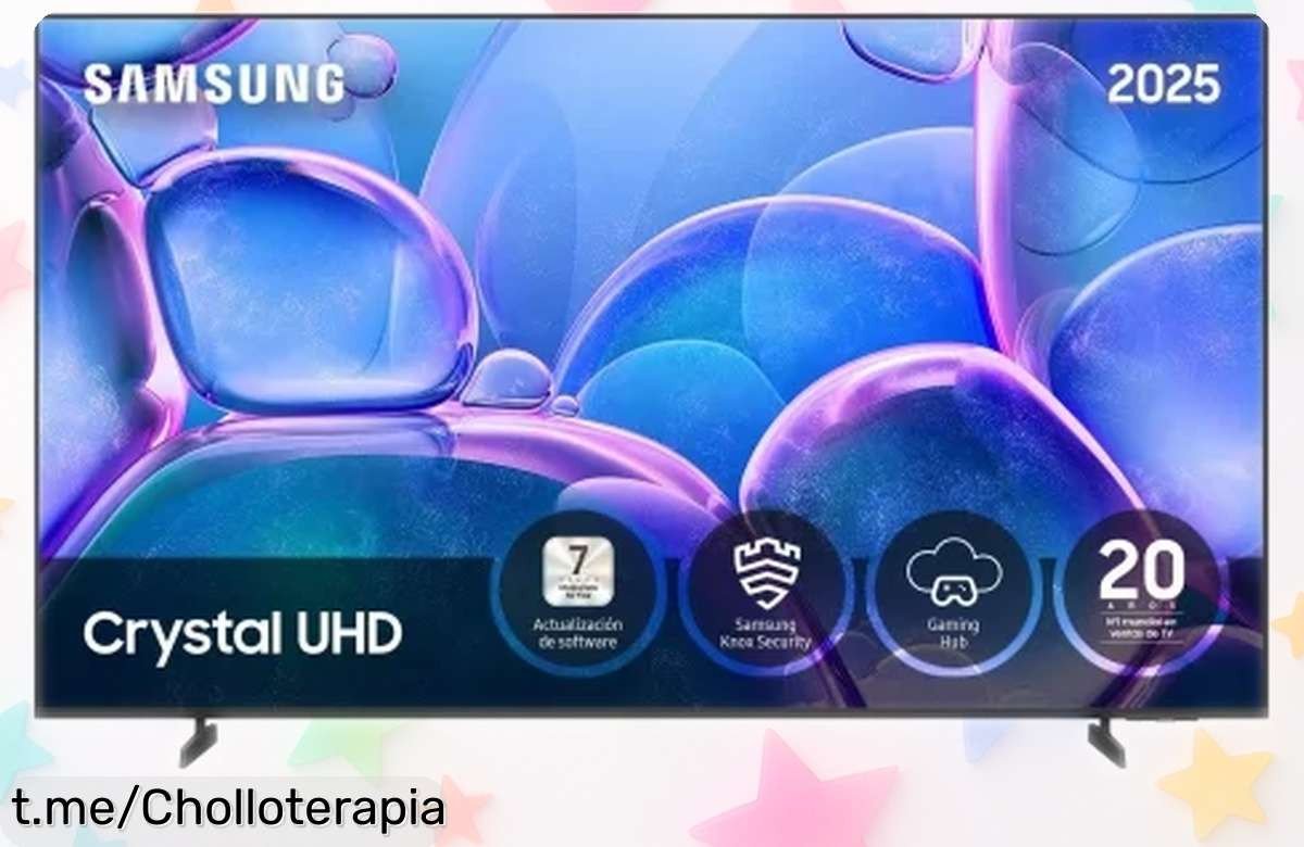 Televisor smart Samsung de 65 pulgadas con imagen 4K y sonido envolvente a un precio regalado, no dejes escapar este pepinazo que hará vibrar tu sala.