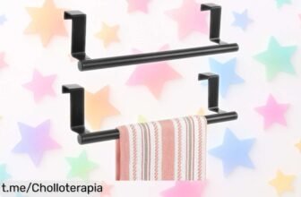Toalleros sin taladro SRTSTR: ¡Un ofertón para organizar tu baño o cocina como nunca! Aprovecha esta rebaja y di adiós a los líos.