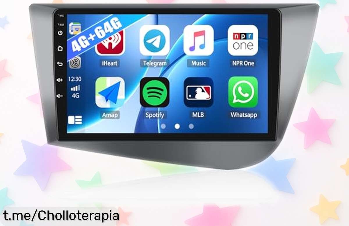 Transforma tu Seat León con la radio Android 15: pantalla táctil de 9”, Carplay inalámbrico y sonido potente, precio rebajado que no querrás dejar pasar. ¡Mejora tus viajes ya!