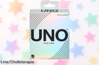 Uno edición Platino de Mattel: el juego con cartas premium y holográficas a un precio de escándalo. ¡Potencia tus partidas en familia o con amigos ahora mismo!