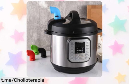 Válvula de escape de silicona para olla a presión, el chollo que tu cocina necesita ¡No te quedes sin ella y disfruta cocinando como nunca!