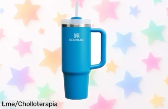 Vaso térmico Stanley Quencher H2.0: ¡Mantén tu agua helada hasta 40 horas! Super chollo que te hace la vida más fácil, no lo dejes escapar y disfruta del frescor a cada sorbo.