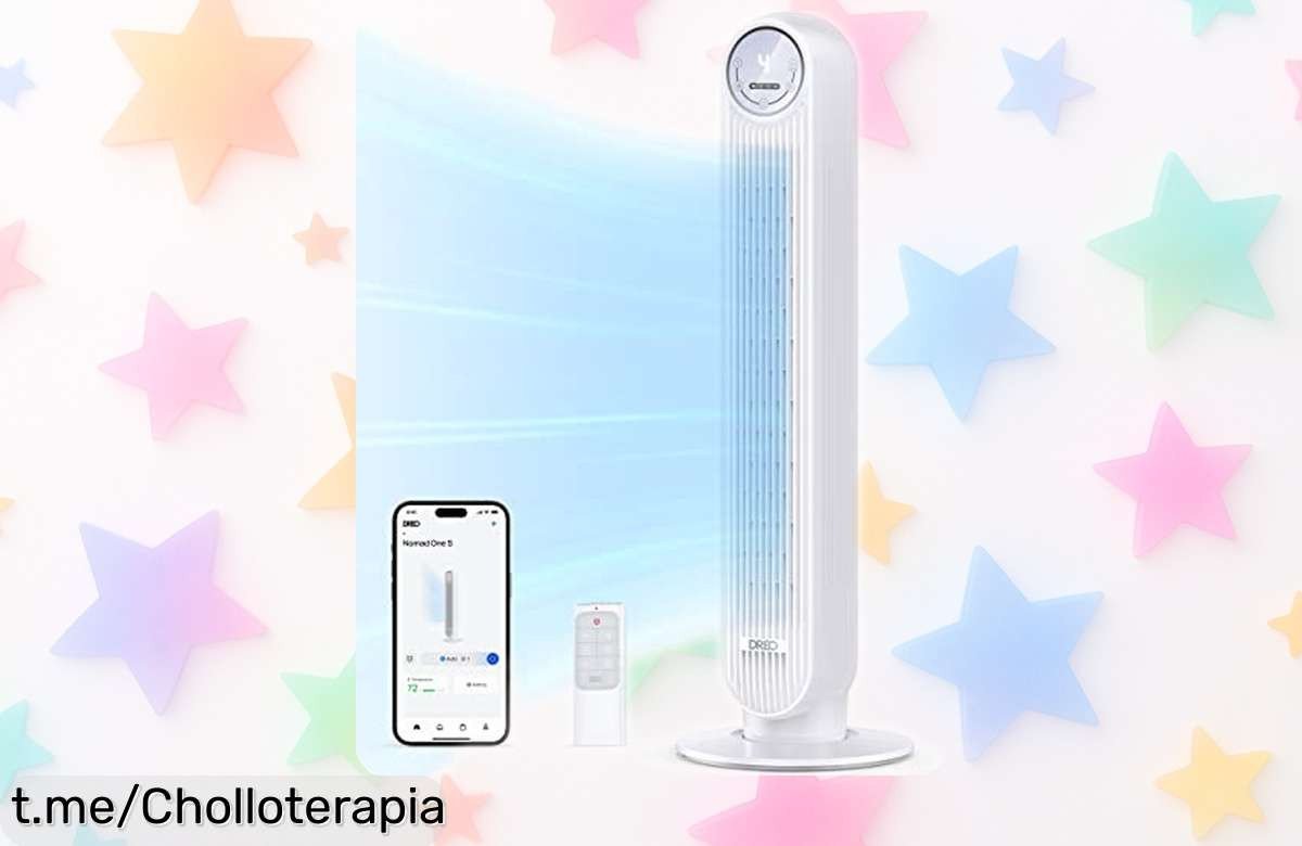 Ventilador de pie Dreo con mando y Alexa, súper silencioso y práctico: disfruta del descanso sin ruidos a un precio que no cuadra, ¡actúa ya antes de que se acabe!