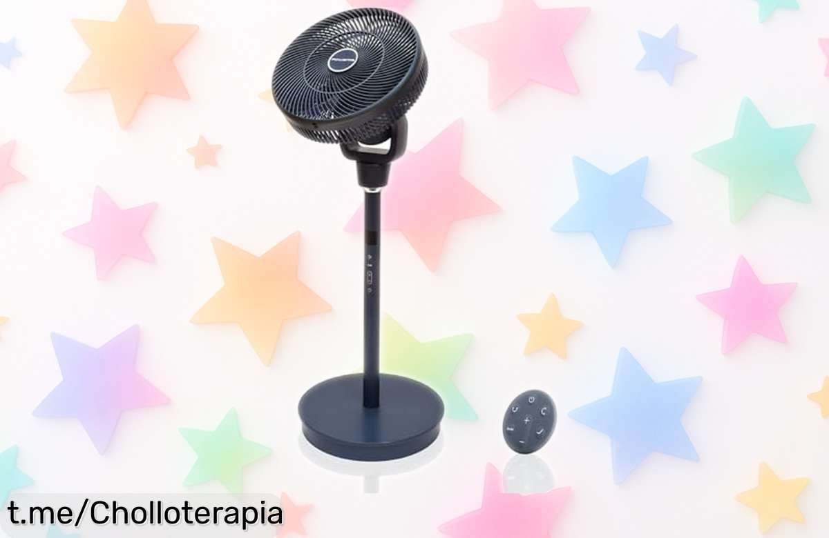 Ventilador de pie Rowenta Turbo Swift Silence a precio loco: mueve aire hasta 25 metros y no hace ruido, ¡siente la frescura sin molestias, no te quedes sin el tuyo!