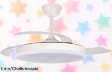 Ventilador de techo AKUNADECOR ARPON con tecnología silenciosa y mando a distancia: tu aliado fresquito ahora a un precio rebajado, ¡no dejes pasar esta oportunidad increíble!