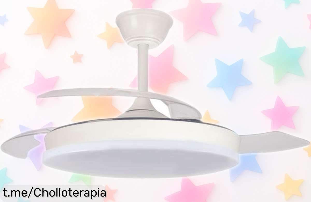 Ventilador de techo AKUNADECOR ARPON con tecnología silenciosa y mando a distancia: tu aliado fresquito ahora a un precio rebajado, ¡no dejes pasar esta oportunidad increíble!