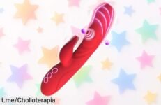 Vibrador realista A26012203 con 10 modos y recarga USB a precio tirado para encender la pasión en cualquier momento, ¡no dejes que se te escape esta oportunidad!