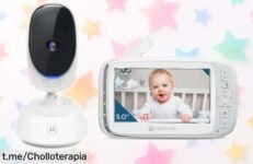 Vigilabebés con cámara Motorola Nursery VM75, súper chollo en vigilancias; ve a tu peque 24/7 y aprovecha su precio loco antes de que se agote. ¡Hazlo ya por tranquilidad!