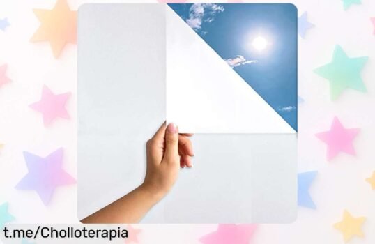 Vinilo translúcido Marapon para ventanas con efecto cristal esmerilado: dale un giro a tu espacio y protege tus muebles del sol ¡Ya está rebajado, no te lo pierdas!