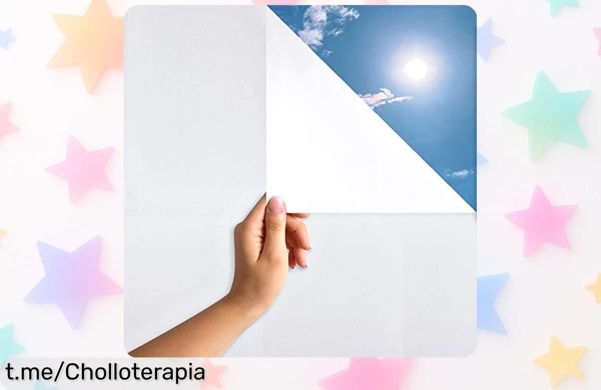 Vinilo translúcido Marapon para ventanas con efecto cristal esmerilado: dale un giro a tu espacio y protege tus muebles del sol ¡Ya está rebajado, no te lo pierdas!