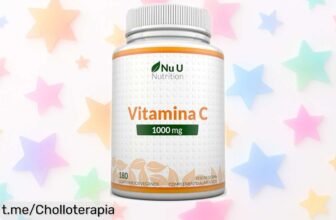 Vitamina C pura 1000 mg de Nu U Nutrition: Calidad europea, salud y energía al mejor precio ¡No dejes pasar este chollo que te hará sentir increíble por meses!