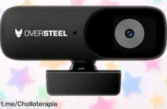 Webcam Bulat de Oversteel Full HD, ¡un precio de ganga perfecto para videollamadas y streaming! No te quedes sin la tuya y conecta tus momentos ahora mismo.