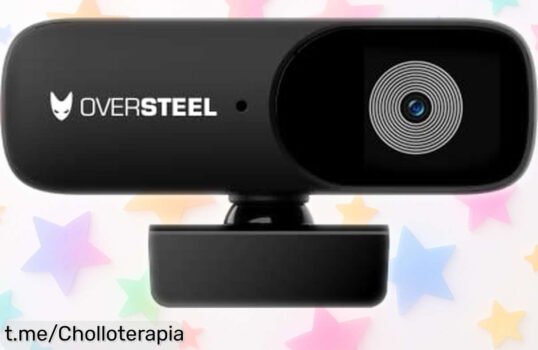 Webcam Bulat de Oversteel Full HD, ¡un precio de ganga perfecto para videollamadas y streaming! No te quedes sin la tuya y conecta tus momentos ahora mismo.