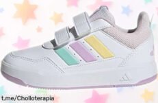 Zapatillas Adidas TENSAUR Sport 3.0 para peques: ¡chollo increíble! Póntelas en un instante y muévete sin dejar marcas, corre hacia la diversión antes que se agoten.