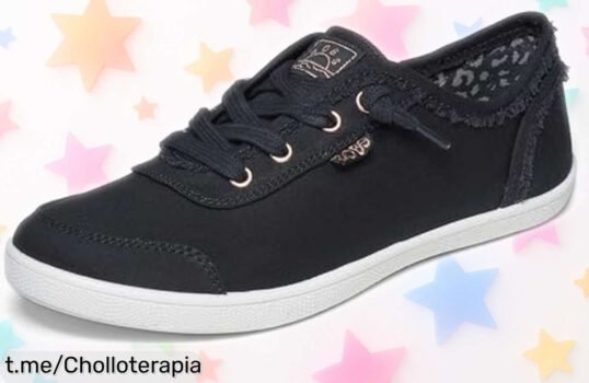 Zapatillas Skechers Bobs B Cute sin cordones a un precio increíble: ¡ultra flexibles para que sientas como si caminaras en casa! No dejes pasar este super chollo y hazte con ellas ya.