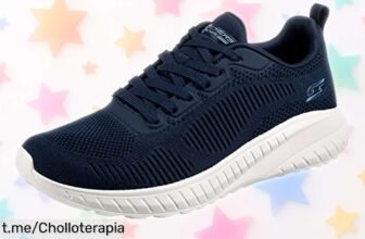 Zapatillas Skechers Bobs Squad Chaos Face Off para mujer, super chollo que no podrás dejar pasar: comodidad y estilo listos para brillar en cada paso. ¡Hazlas tuyas ya!