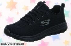 Zapatillas de mujer Skechers Graceful Get Connected con suela flexible y tela suave a un precio loco, ¡no hay tiempo que perder para disfrutar este chollazo!