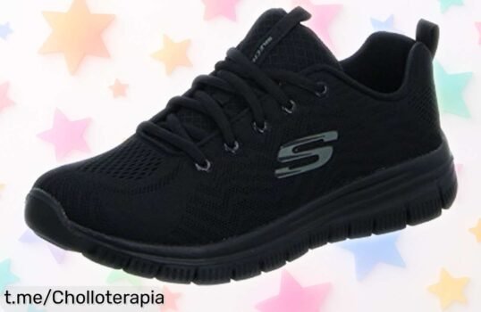 Zapatillas de mujer Skechers Graceful Get Connected con suela flexible y tela suave a un precio loco, ¡no hay tiempo que perder para disfrutar este chollazo!