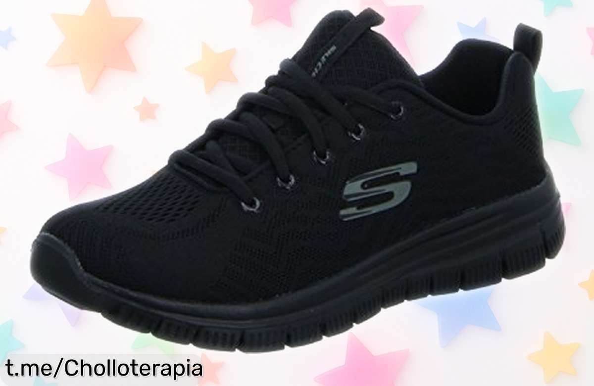 Zapatillas de mujer Skechers Graceful Get Connected con suela flexible y tela suave a un precio loco, ¡no hay tiempo que perder para disfrutar este chollazo!