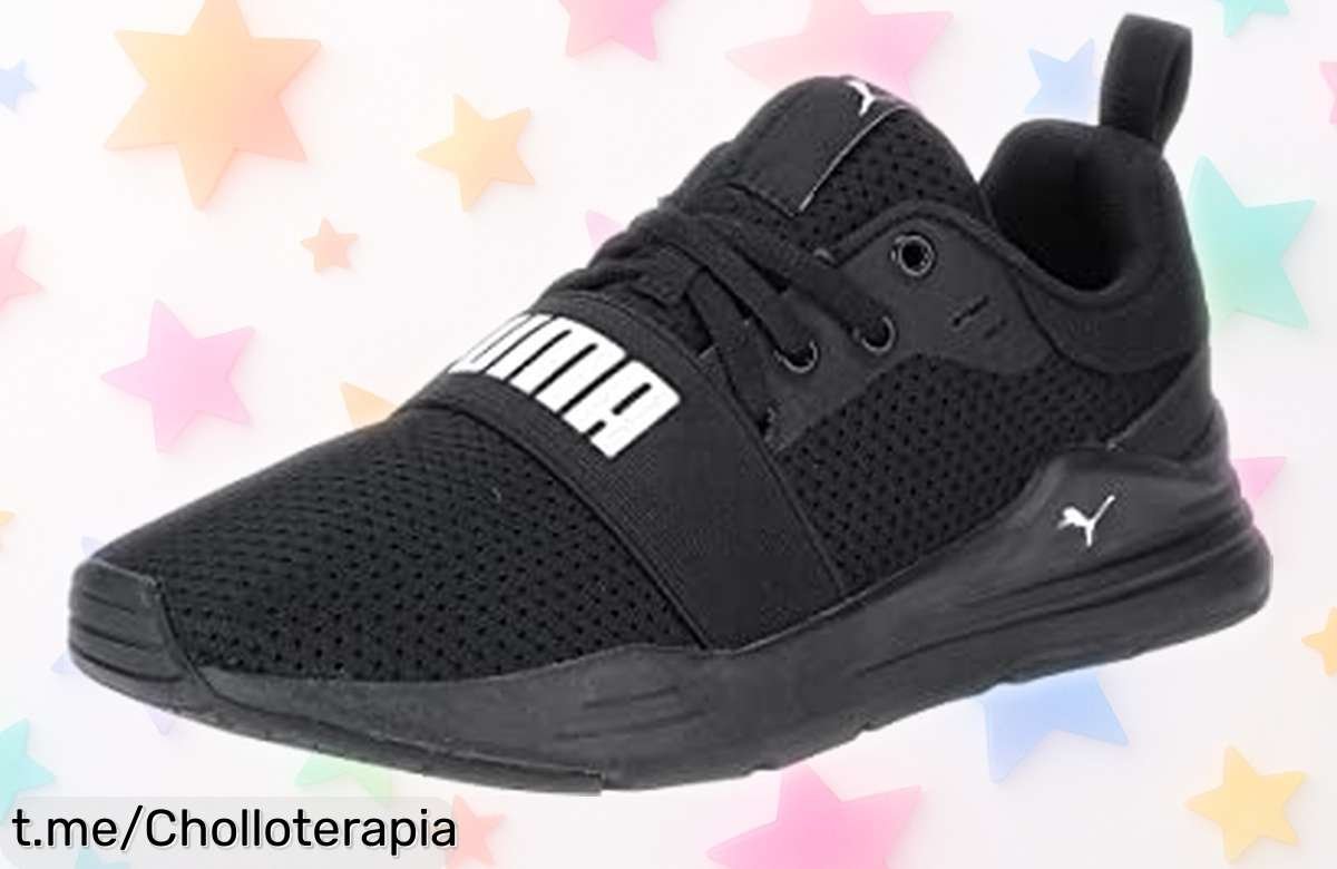Zapatillas infantiles Puma súper transpirables para que corran felices, ¡aprovéchalo ahora antes de que se agoten!