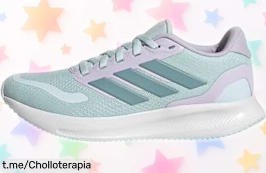 Zapatillas infantiles adidas RUNFALCON 5 a precio loco, perfectas para el verano y con suela que agarra genial. ¡Haz que tus peques corran felices y fresquitos!