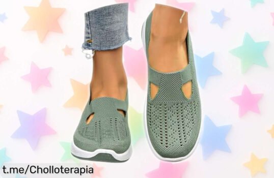 Zapatillas ortopédicas para mujer cómodas y antideslizantes con cupón a precio de risa, ideales para tus caminatas; no te pierdas esta oferta loca ¡Compra ya!