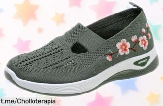 Zapatillas ortopédicas sin cordones que corrigen tu postura, ¡ahora a un precio loco! Sal y pisa fuerte con seguridad, no dejes pasar este chollo explicado solo para ti.