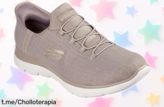 Zapatillas para mujer Skechers Summits, ¡precios locos que no verás otra vez! Aprovecha este super chollo antes de que se agoten y dale estilo a tus pasos cada día.