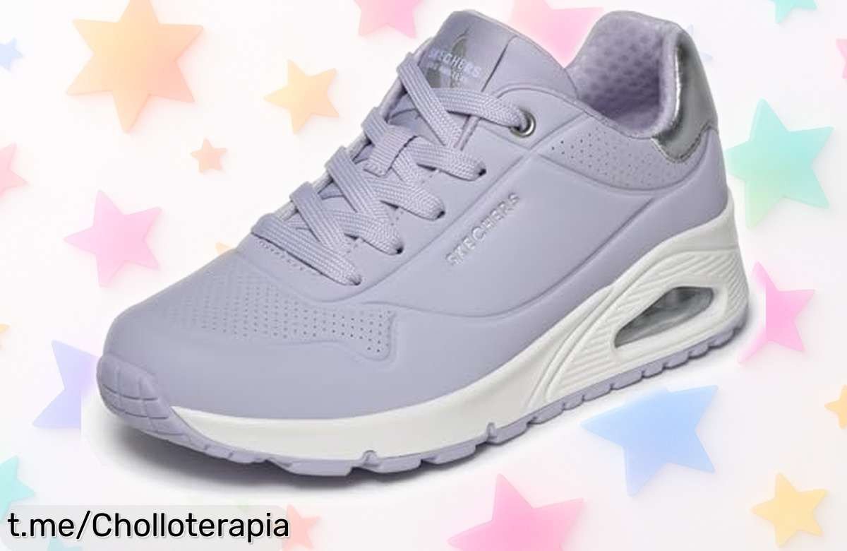 Zapatillas para mujer Skechers Uno Golden Air: ¡ofertón increíble que no puedes dejar pasar para lucir y caminar con estilo!
