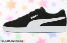 Zapatillas unisex Puma Smash 3.0 con diseño triunfador y cuello acolchado a precio loco, ¡no te quedes sin las tuyas antes de que se agoten!