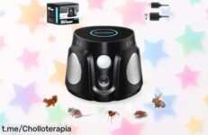 Ahuyentador de ratas y gatos con luces estroboscópicas que cubre 200 m², precio loco para vivir sin preocupaciones jamás. ¡Aprovecha antes de que se agote!