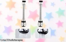 Extensor para grifo de fregadero ROOBZE: ¡chollo increíble con 2 piezas que giran 360º y simplifican tu vida en la cocina! No dejes pasar esta oferta única.