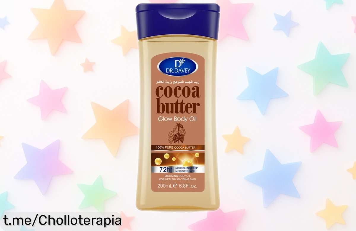 Aceite corporal de manteca de cacao Visión Corpo OI: la suavidad y brillo que tu piel necesita a un precio loco, ¡cuídate sin complicaciones y brilla hoy mismo!