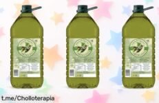 Aceite de oliva virgen extra AROMA OLEA 3x5L, ¡ofertón irresistible! Dale sabor a tus platos con calidad al mejor precio. Aprovecha este chollazo antes que se agote.