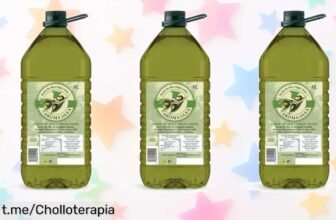 Aceite de oliva virgen extra AROMA OLEA 3x5L, ¡ofertón irresistible! Dale sabor a tus platos con calidad al mejor precio. Aprovecha este chollazo antes que se agote.