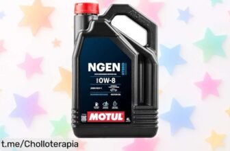 Aceite lubricante para motores híbridos Motul Ngen 0W8 de 4 litros a un precio regalado, arranca rápido y protege tu motor: ¡aprovecha esta oferta antes de que se agote!