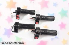 Acelerador giratorio para bici eléctrica que te hará pedalar como nunca, ¡grábate bien esta oferta loca y sube tu paseo al siguiente nivel!