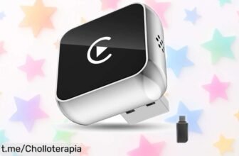 Adaptador inalámbrico para CarPlay y Android Auto, el chollo perfecto que convierte tu coche en moderno sin cables. ¡Actualiza ya y disfruta de cada viaje!