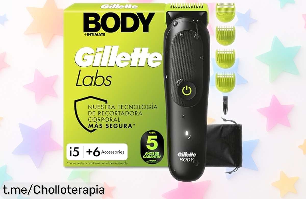 Afeitadora corporal GilletteLabs i5 Body + Intimate, ¡chollazo para cuidarte sin dolor! Aprovecha esta oferta antes de que se acabe y luce increíble.